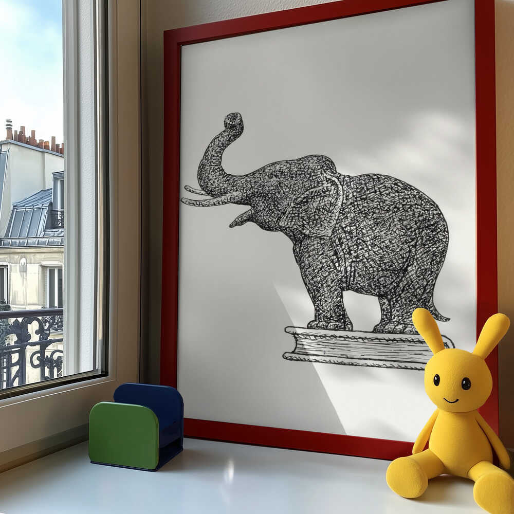 Elephant On a Book (1935 1936)