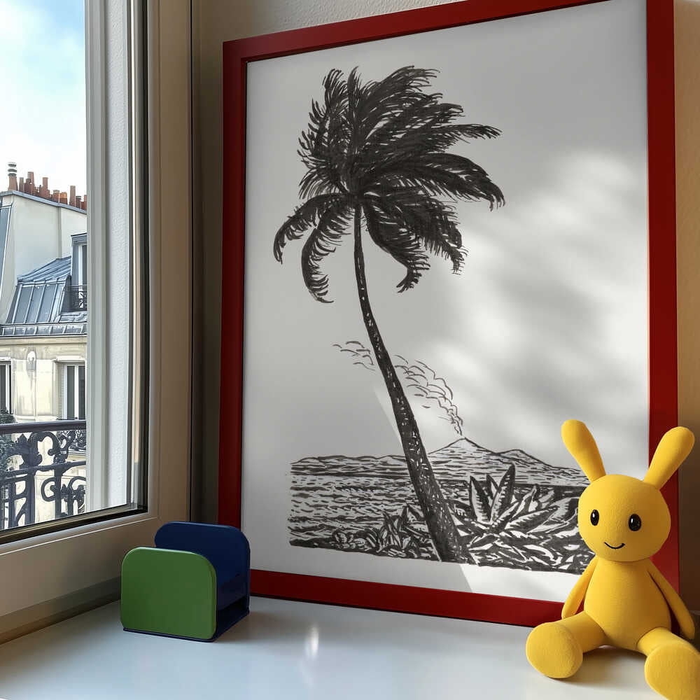 Palm Tree With an Island (ca. 1891–1941)