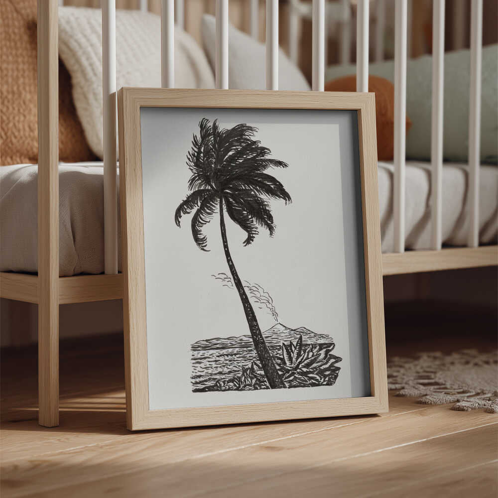 Palm Tree With an Island (ca. 1891–1941)
