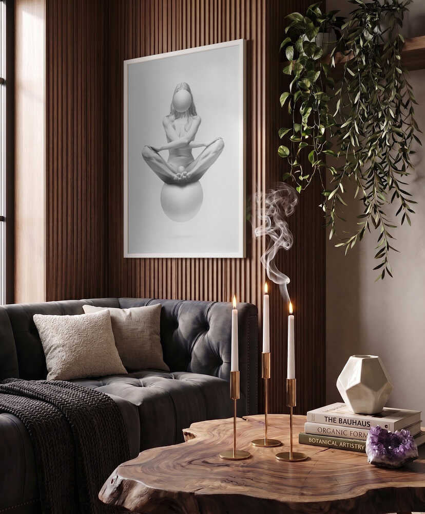 Nude Meditative Balance