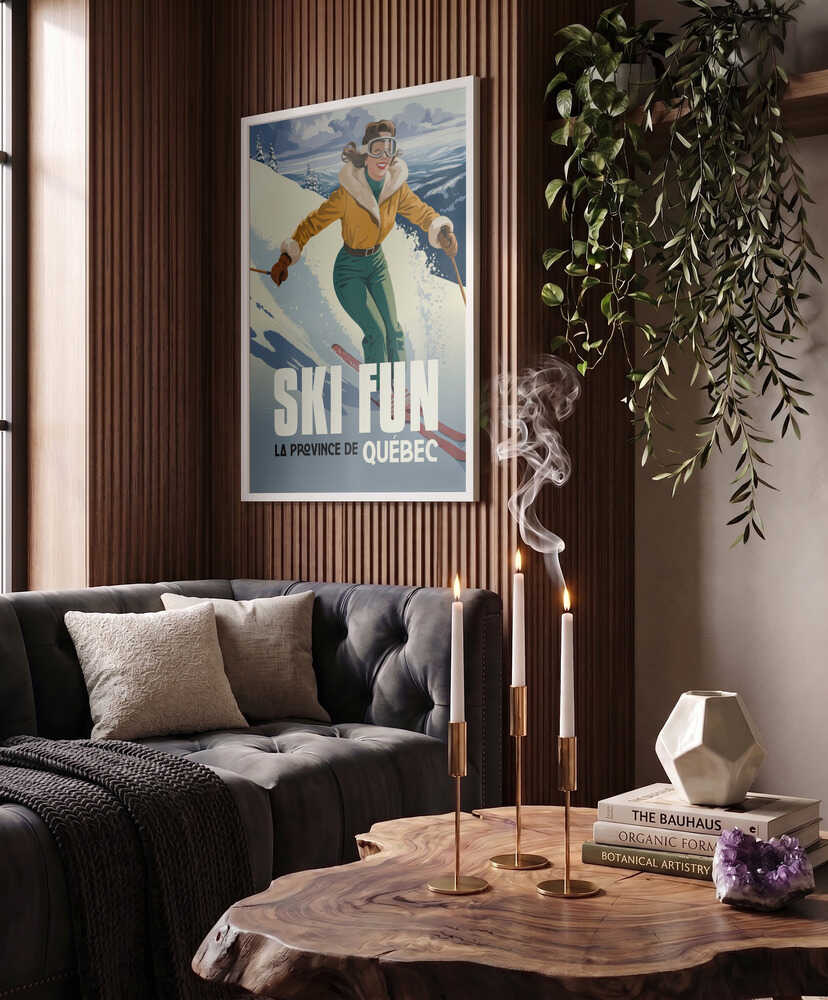 Vintage Quebec Ski Fun