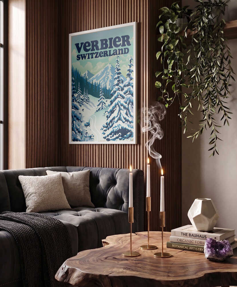 Verbier Mountain Ski Slopes