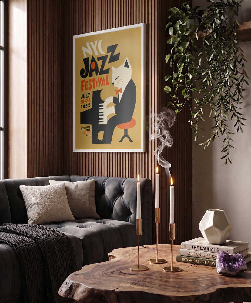 Tuxedo Cat Jazz Pianist