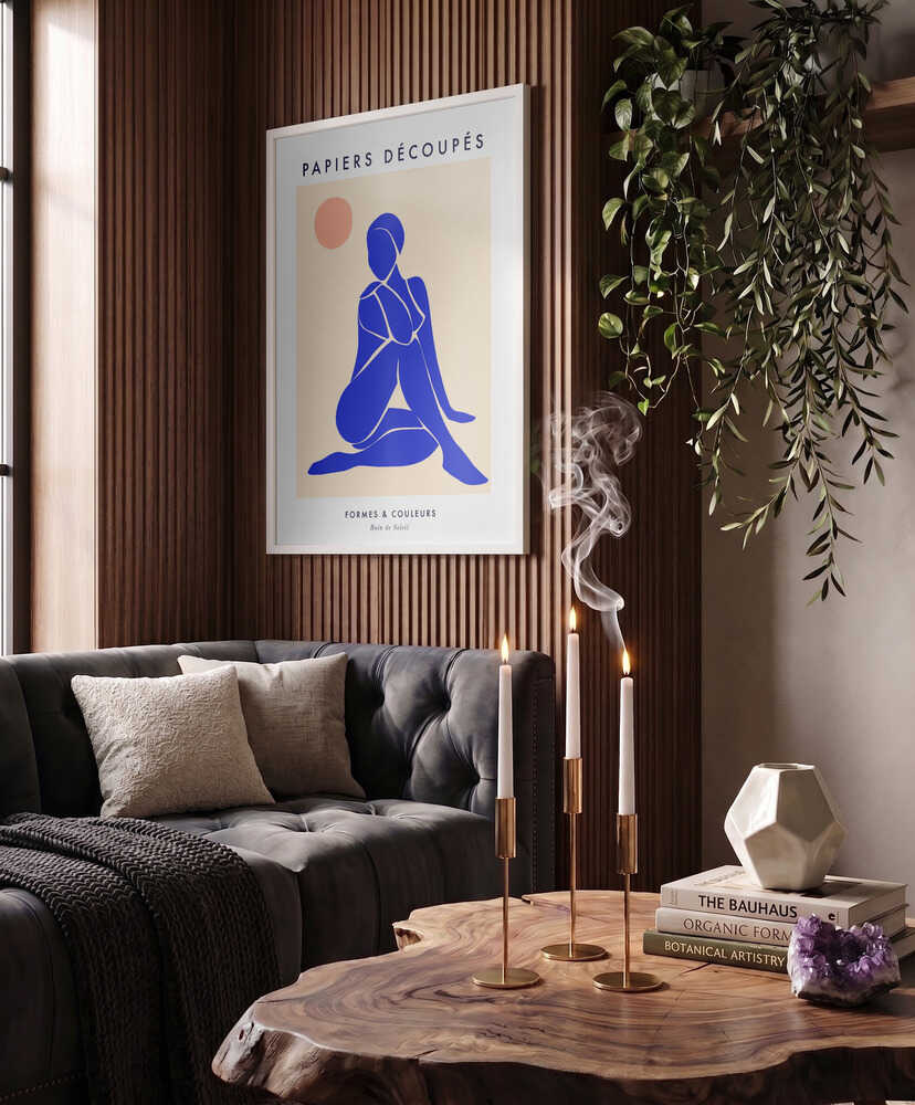 Blue Serene Figure