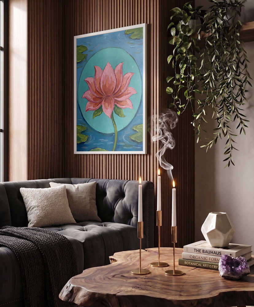 Peaceful Pink Lotus