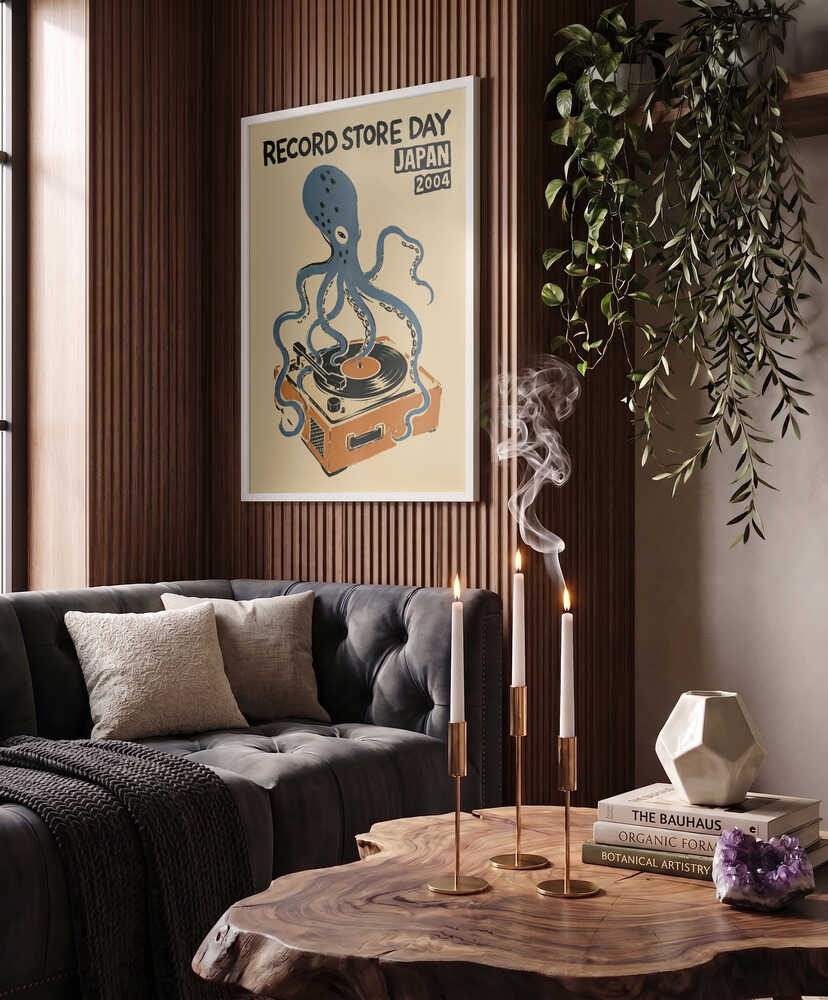Retro Octopus DJ