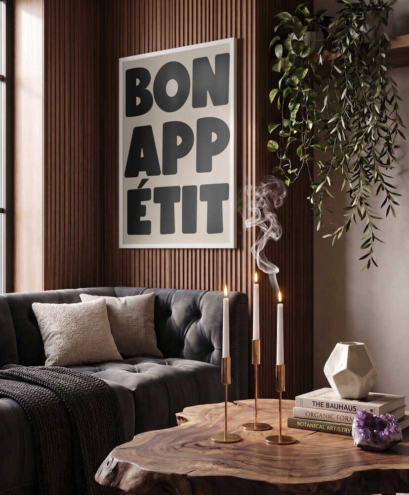 French Bon Appetit Typography