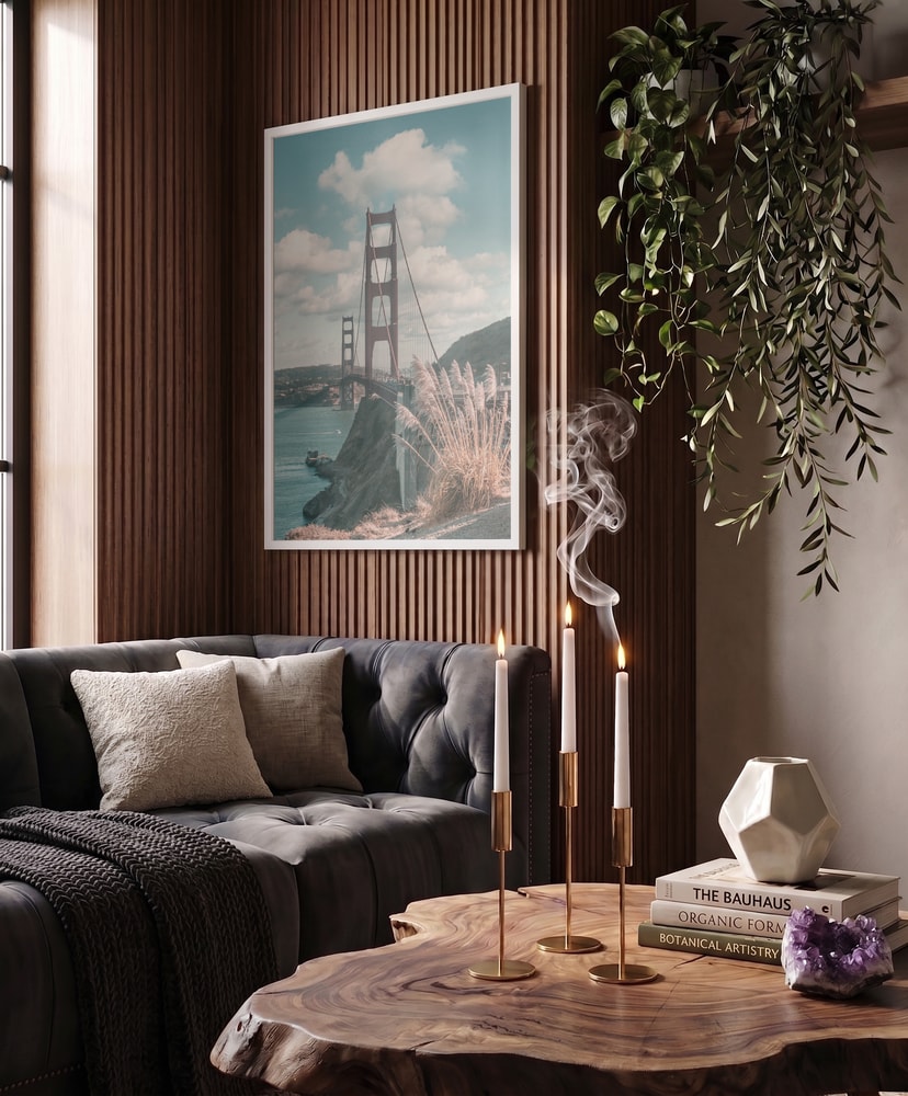 SAN FRANCISCO Idyllic Golden Gate Bridge - urban vintage style