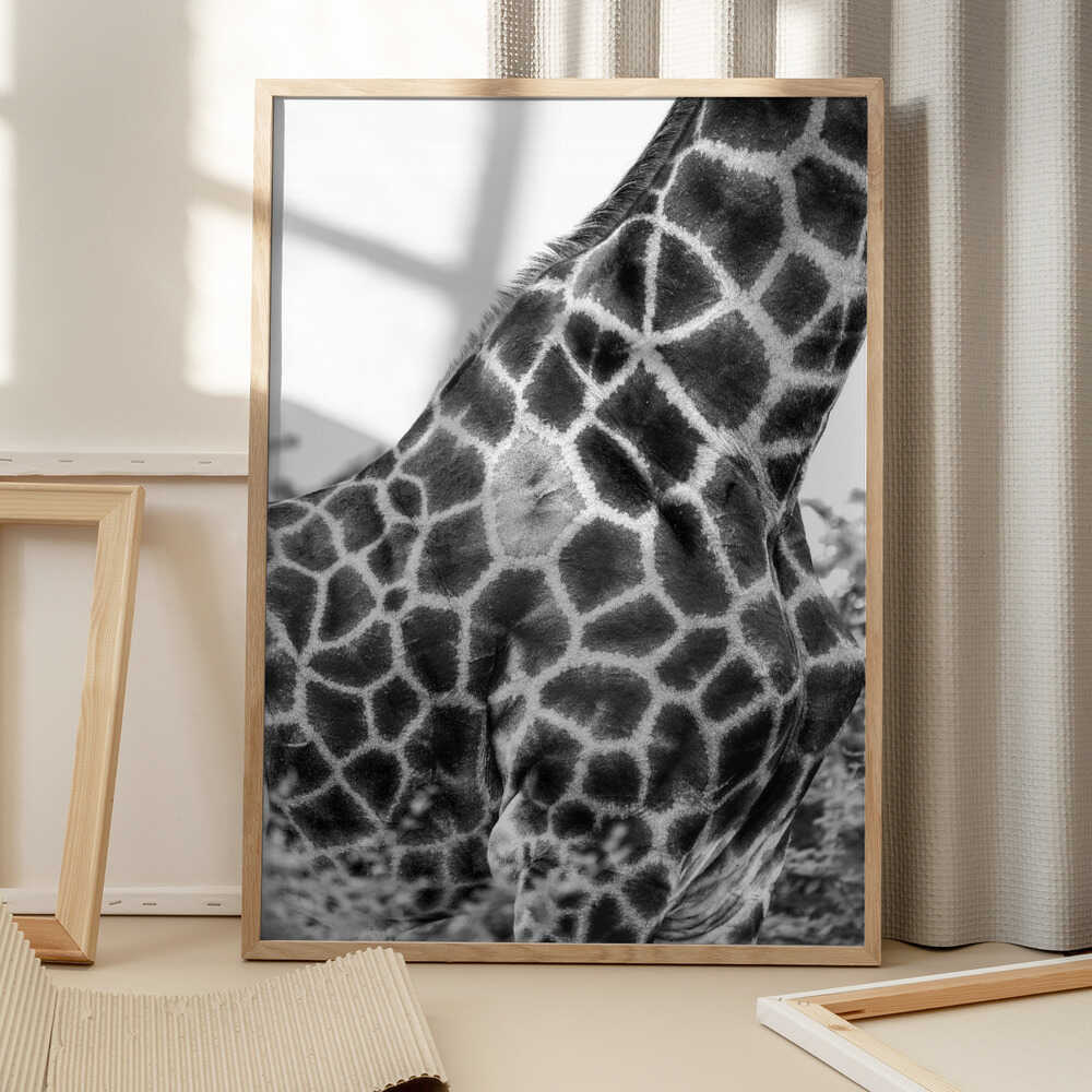 Mönstrad giraff