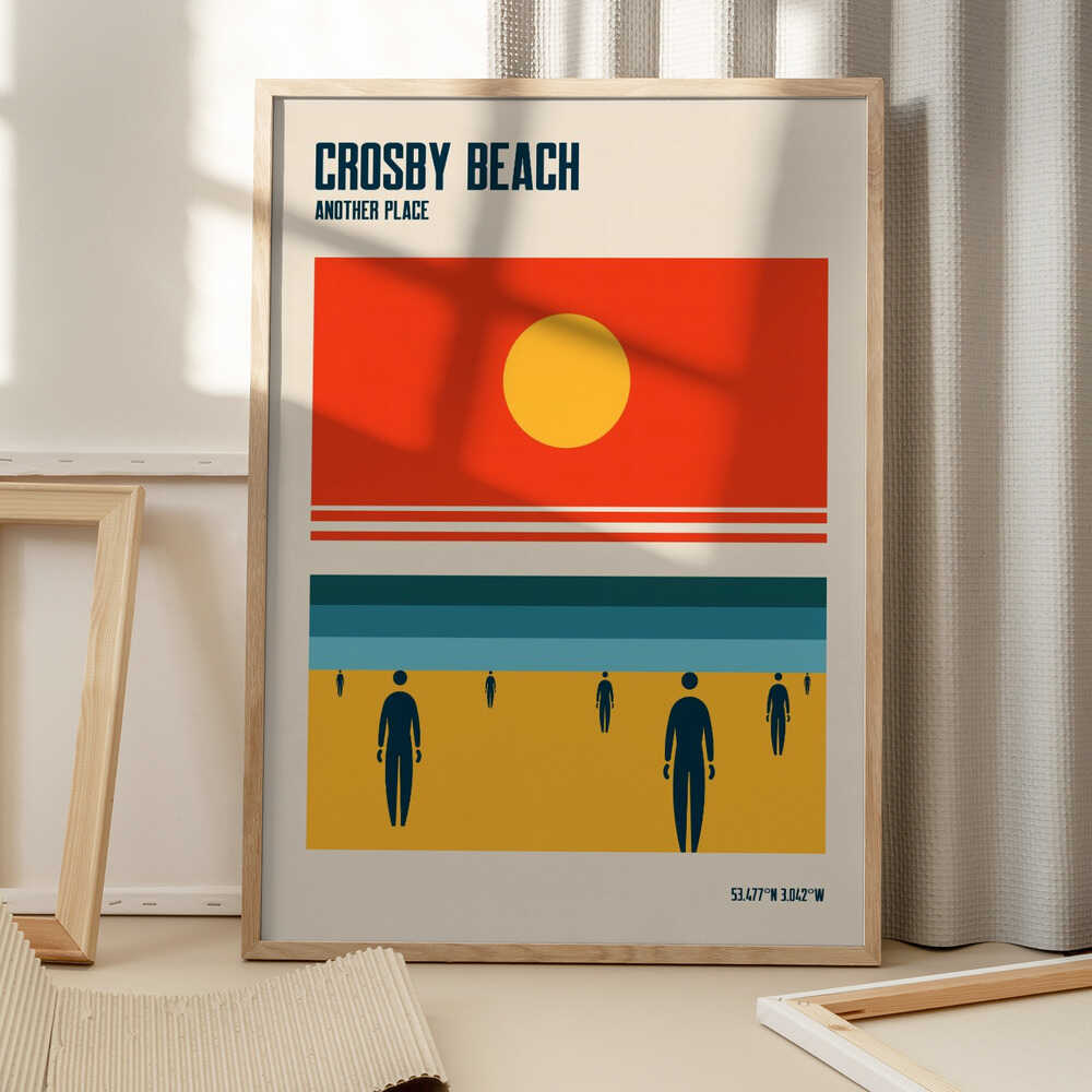 Crosby Beach Sun and Figures