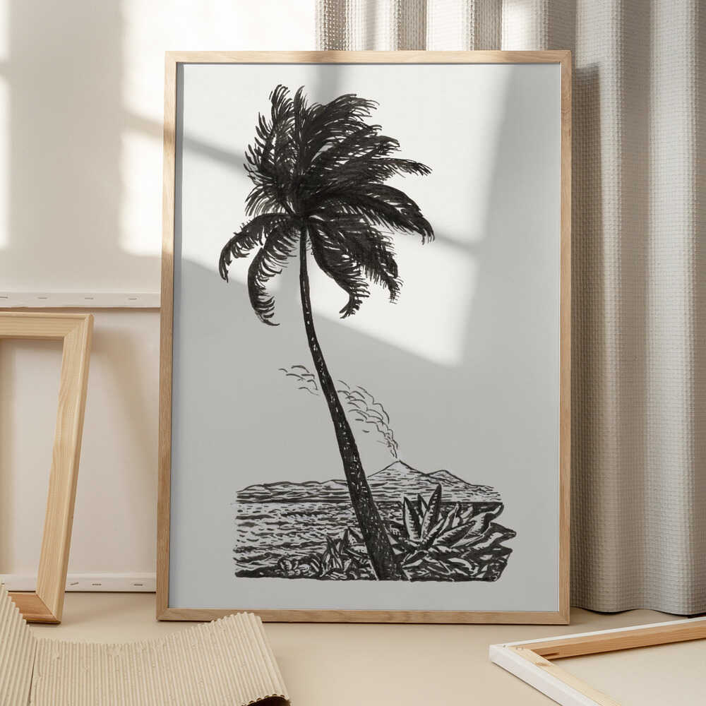 Palm Tree With an Island (ca. 1891–1941)