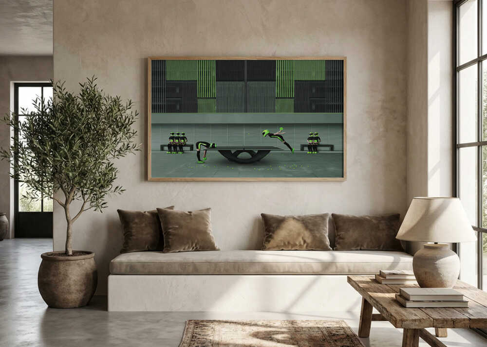 Futuristic Ping Pong Game