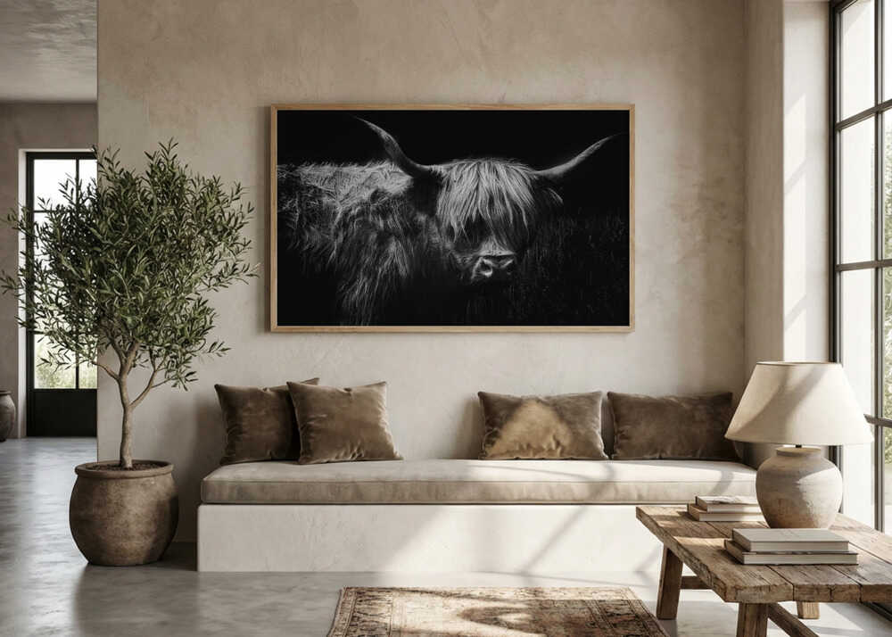 Highland Cow Porträtt