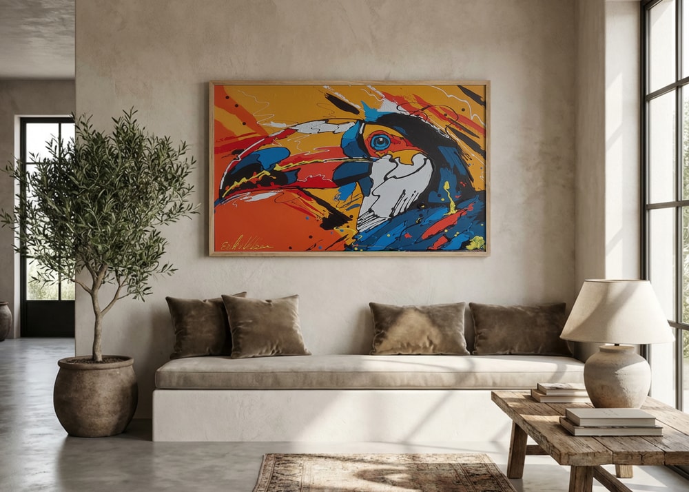 Vibrant Tropical Toucan