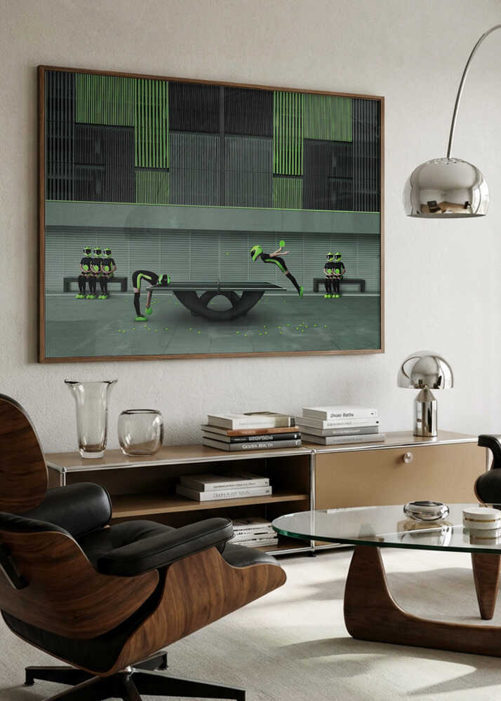 Futuristic Ping Pong Game
