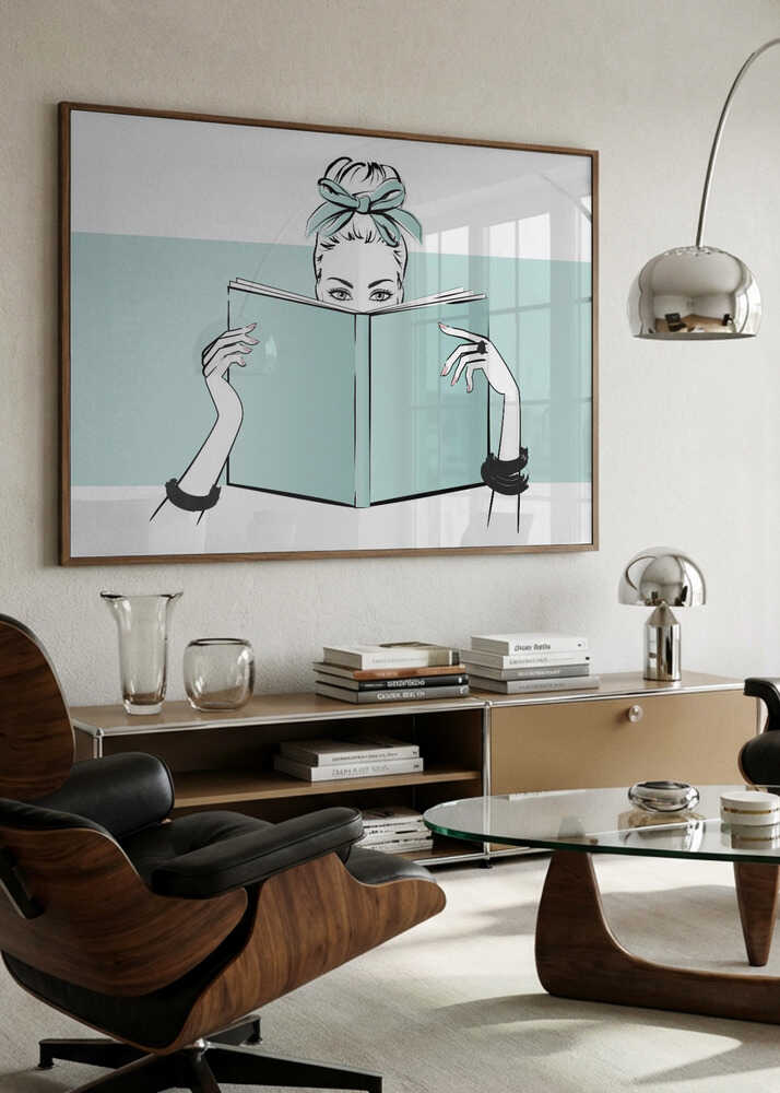 Chic Woman Reading