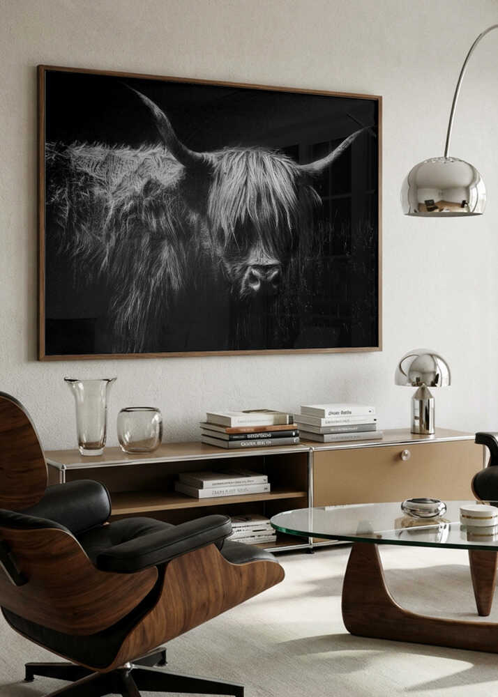 Highland Cow Porträtt