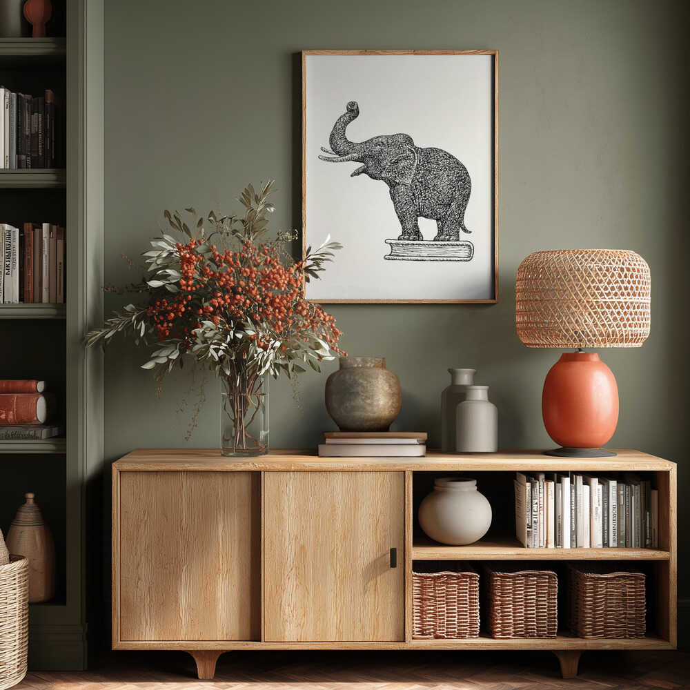 Elephant On a Book (1935 1936)