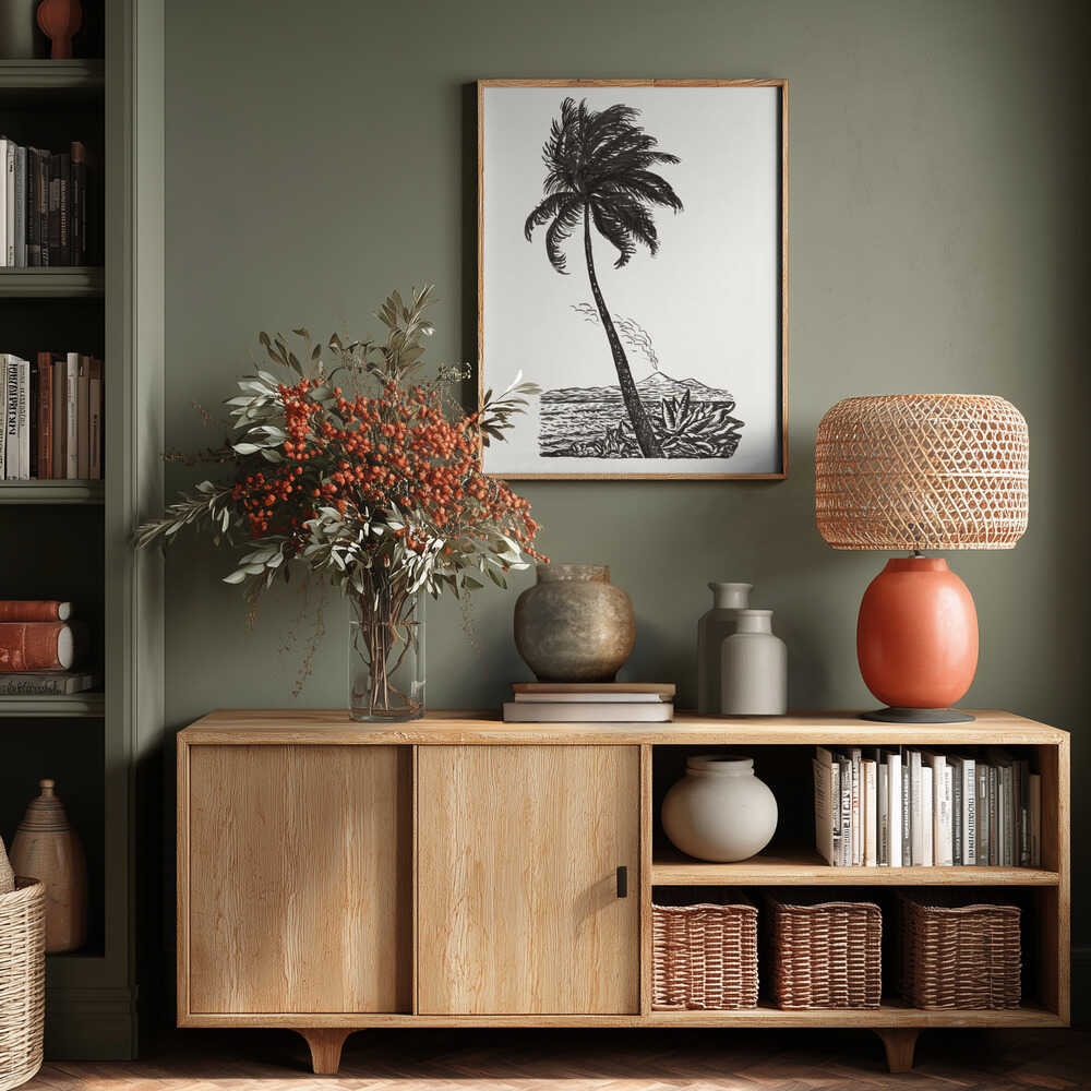 Palm Tree With an Island (ca. 1891–1941)