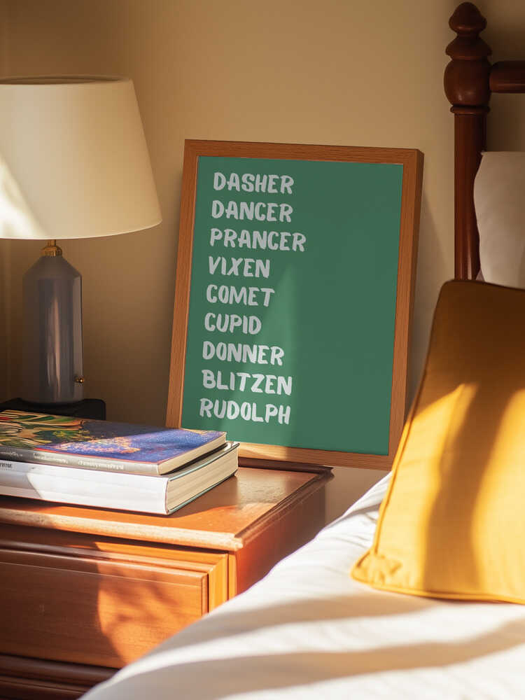 Reindeer Names - Green