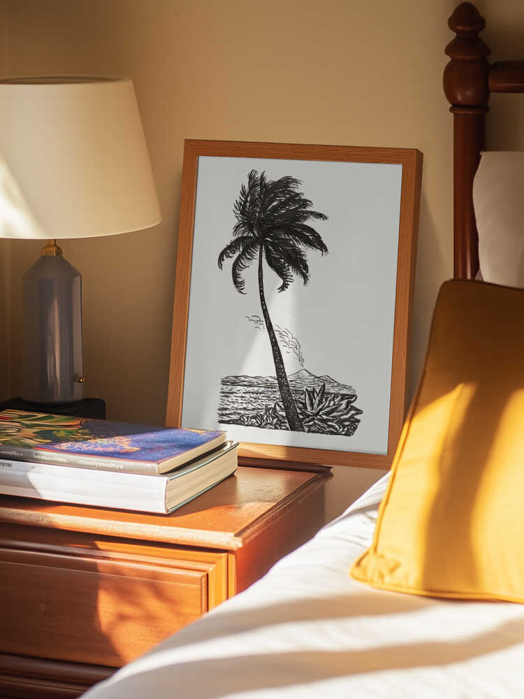 Palm Tree With an Island (ca. 1891–1941)