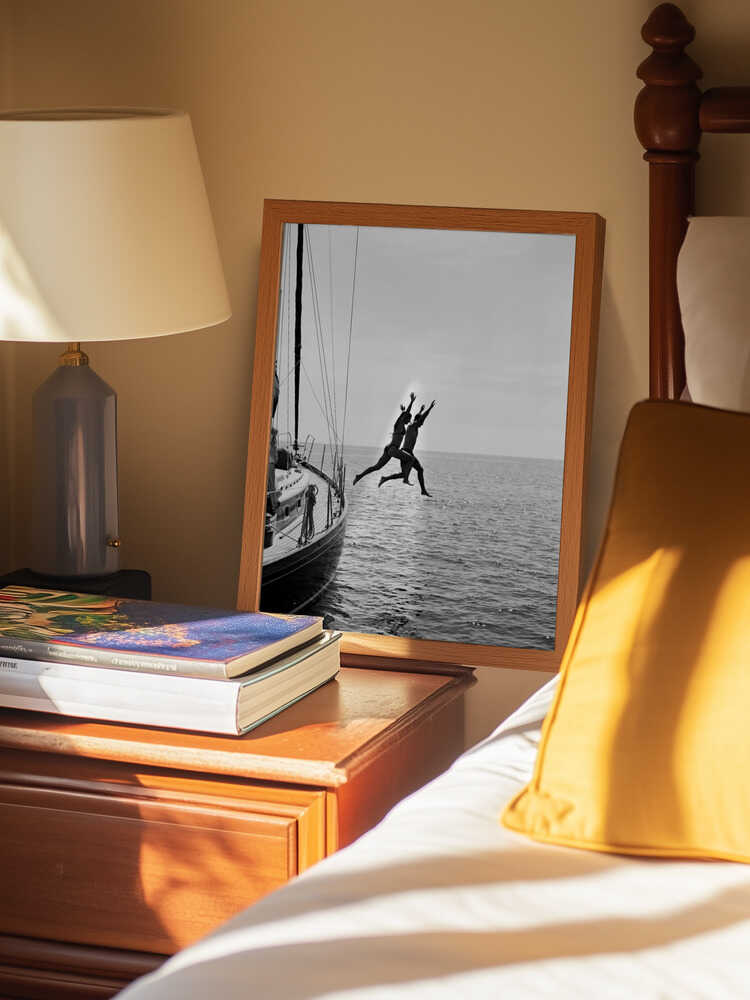 Jumping From a Boat