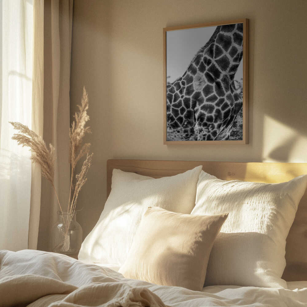 Mönstrad giraff