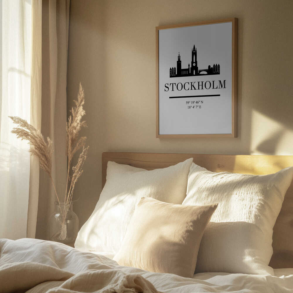 Stockholm City Silhouette