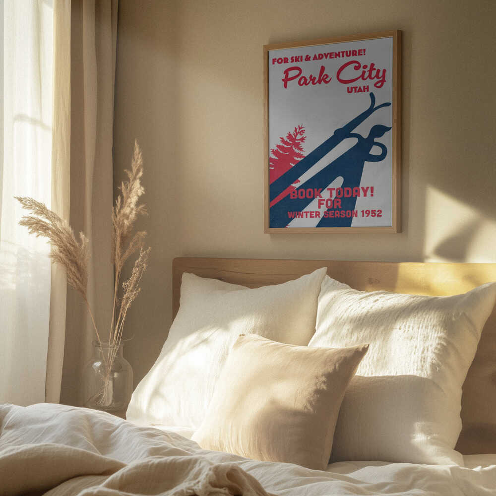 Park City – vintage skidaffisch