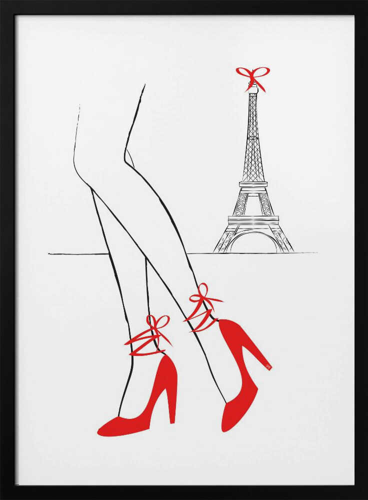 Eiffel Tower Red Heels