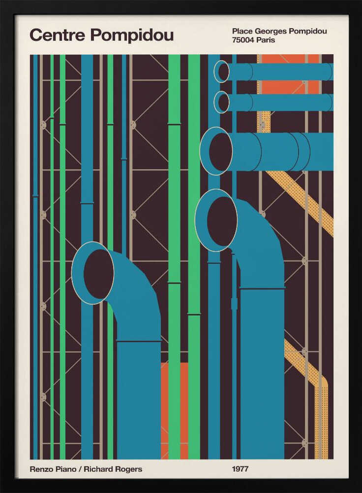 Colorful Architectural Pipes