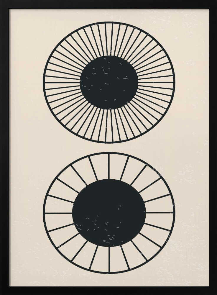 Geometric Sun Circles