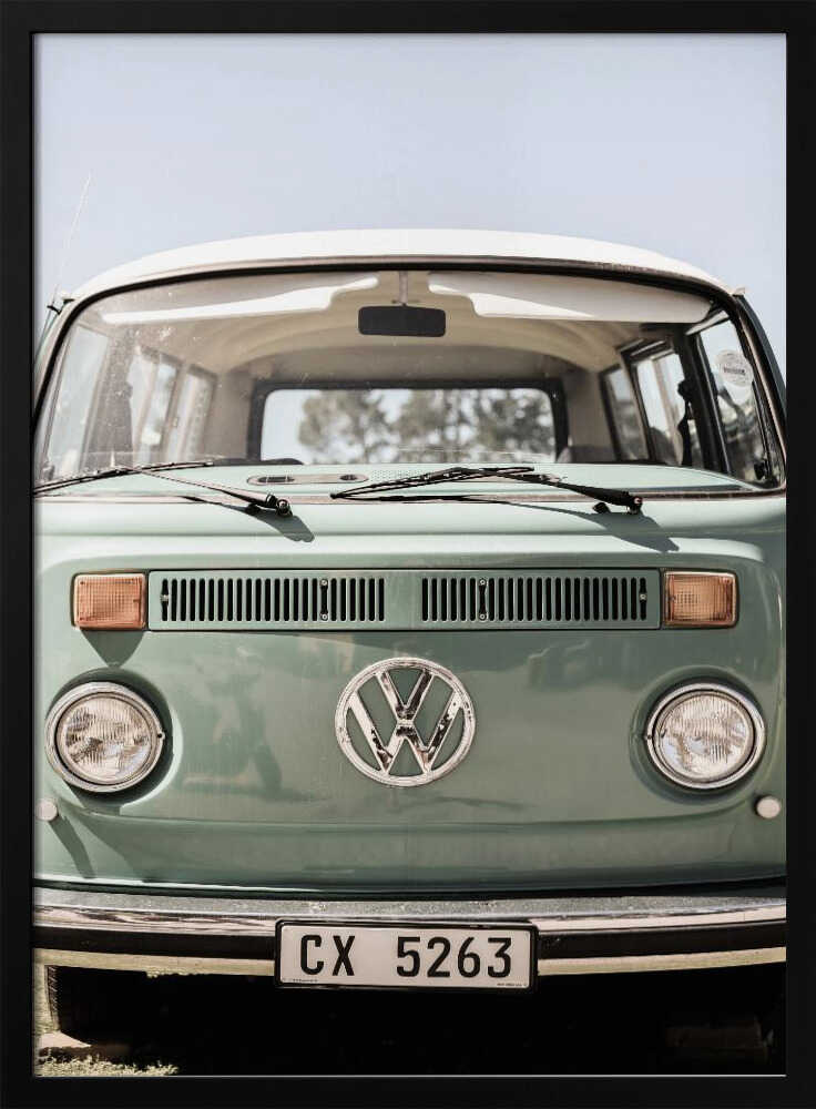 Volkswagen Type 2. Surfarbuss i grönt