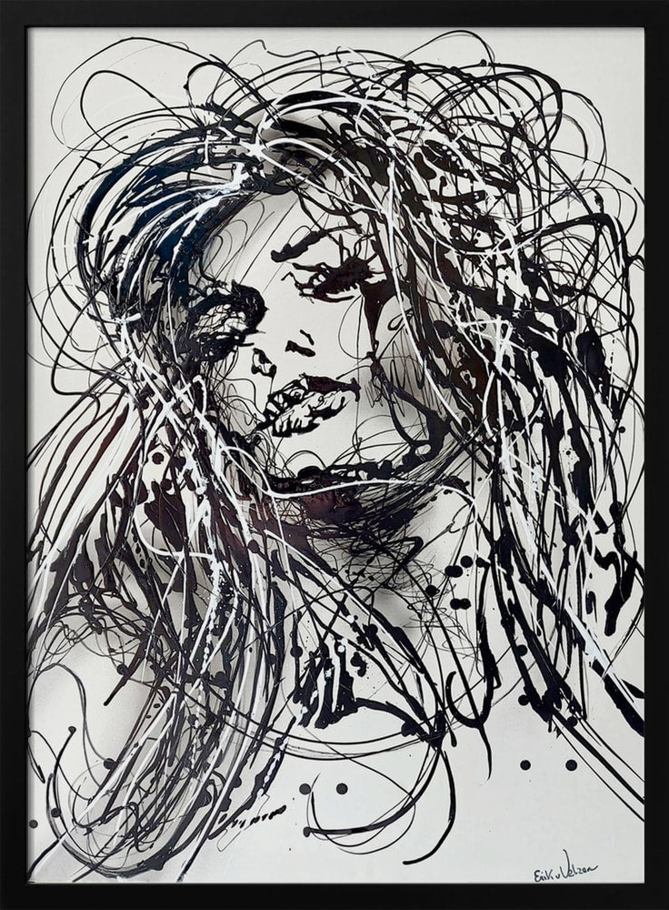 Expressive Ink Woman