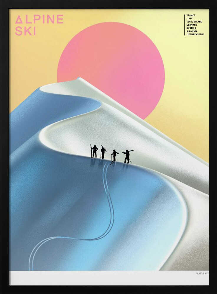 Alpine Skiers Ascent