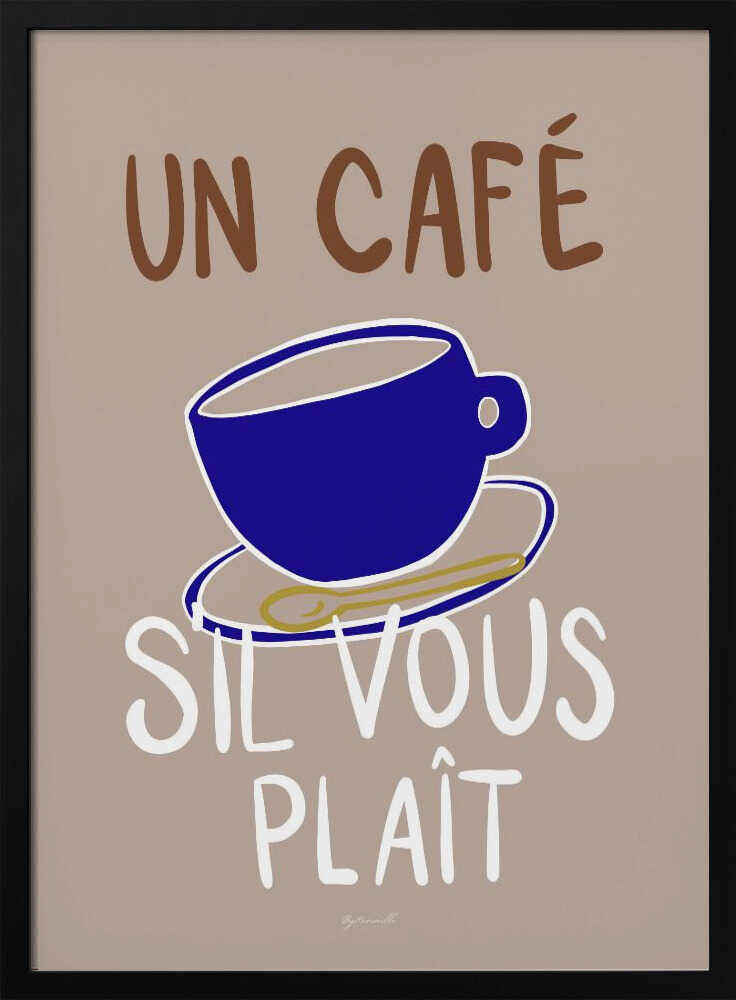 Un café sil vous plait