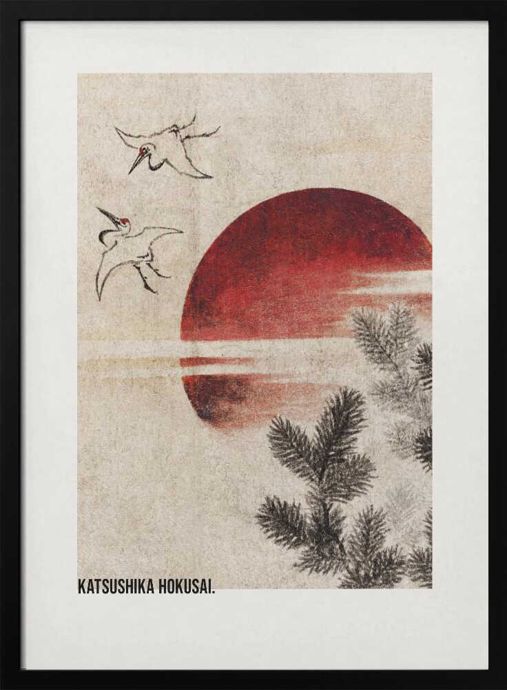 Birds and Sunset, From Album of Sketches (1814)