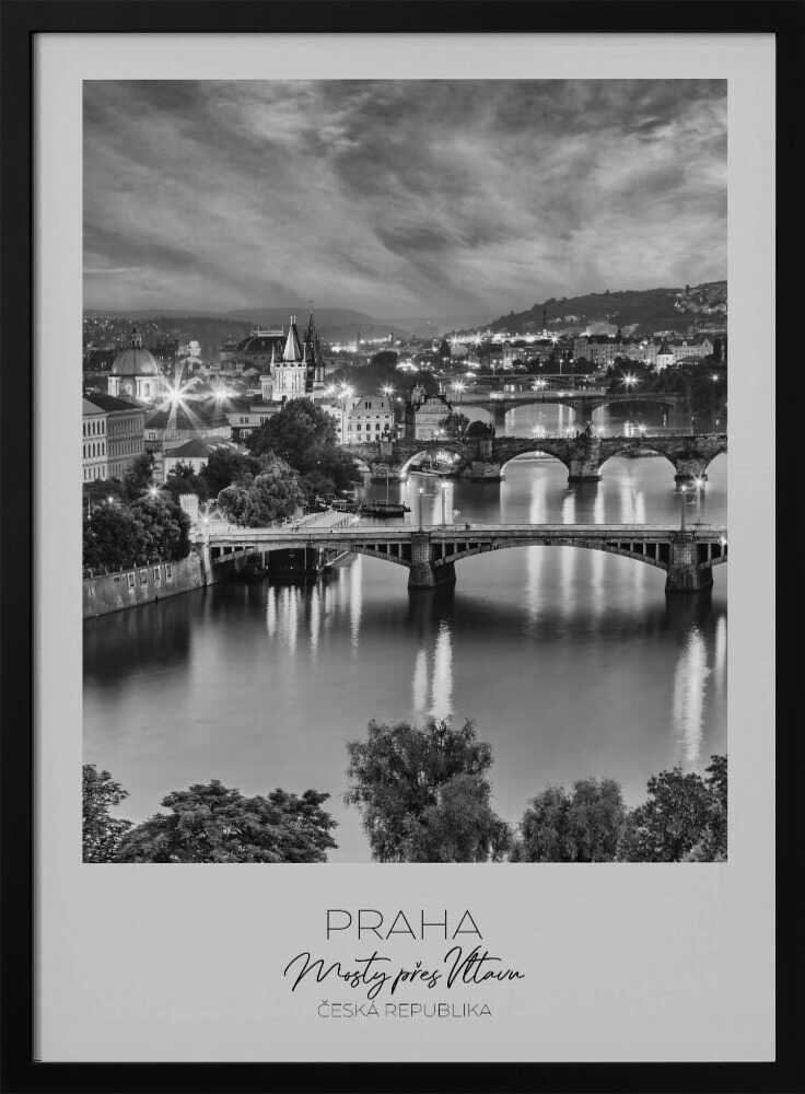 Prag. Vltava River