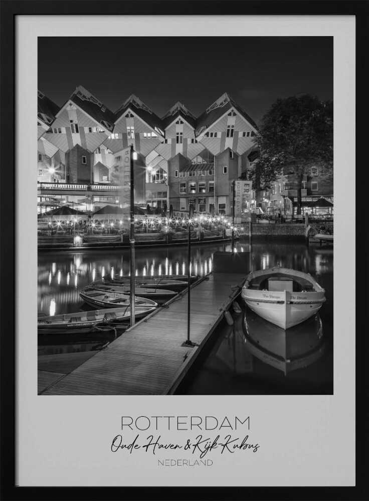 Rotterdam Cube Houses Night