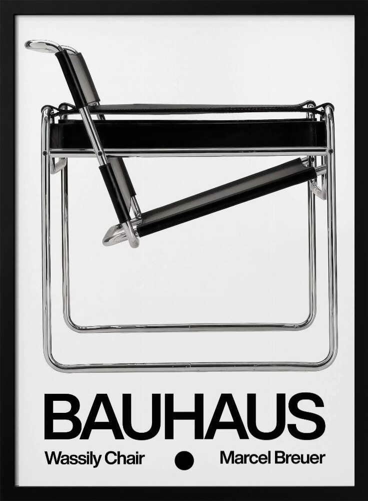 Bauhaus Wassily Chair Poster | Marcel Breuer Print