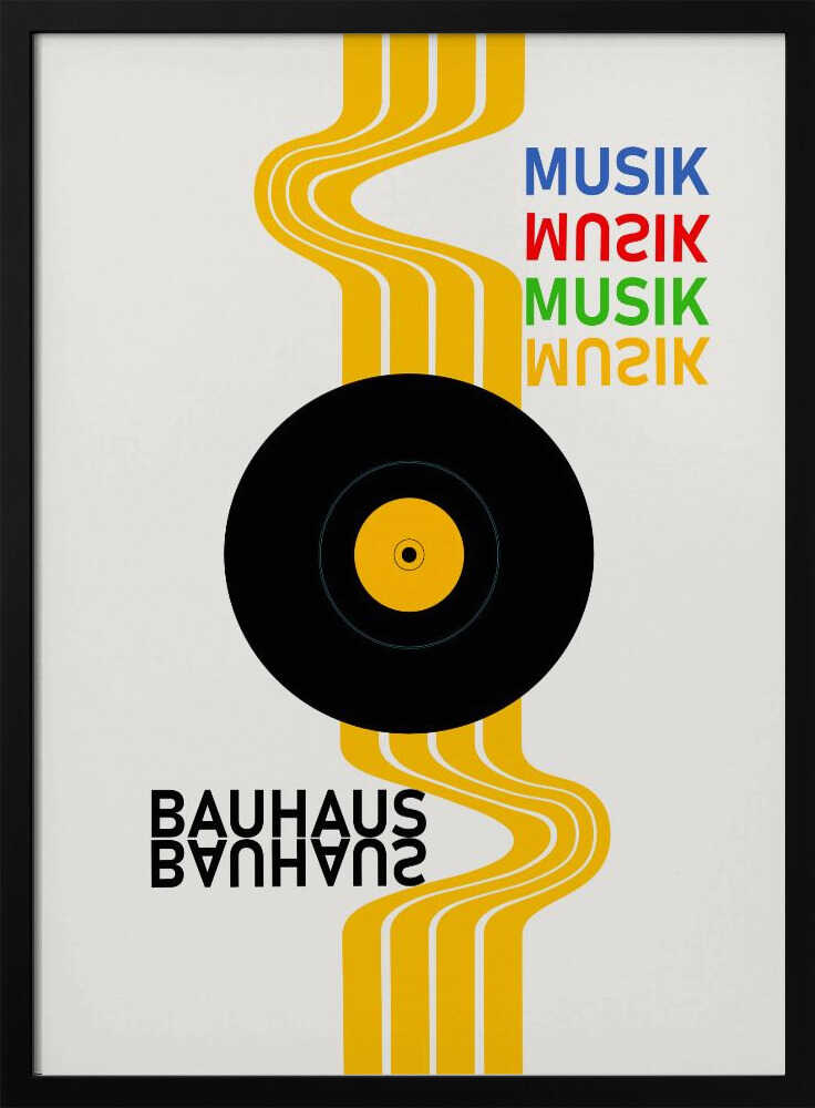 Bauhaus Music Vinyl Design
