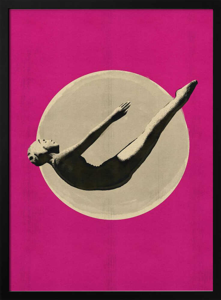 Graceful Pink Dive