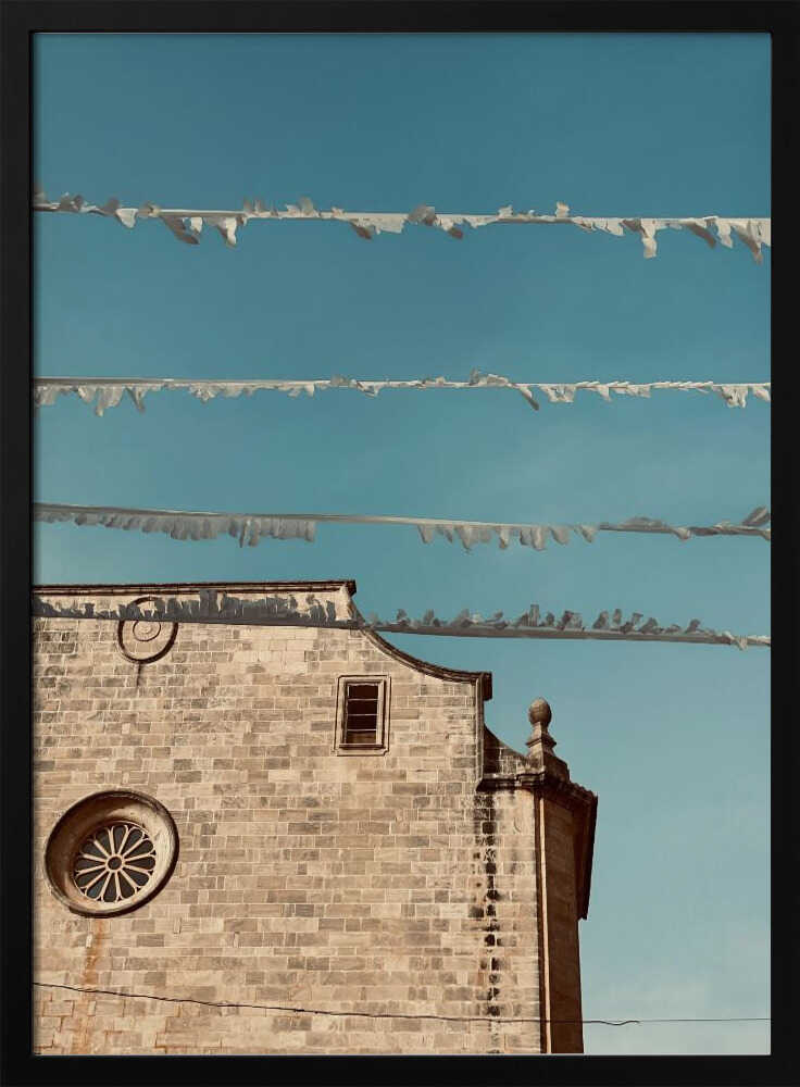 Rustic Building Blue Sky