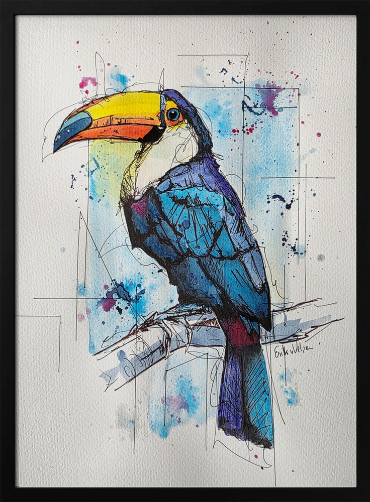 Vibrant Tropical Toucan