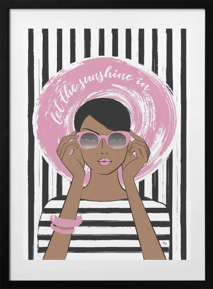 Pink Sunglasses Girl