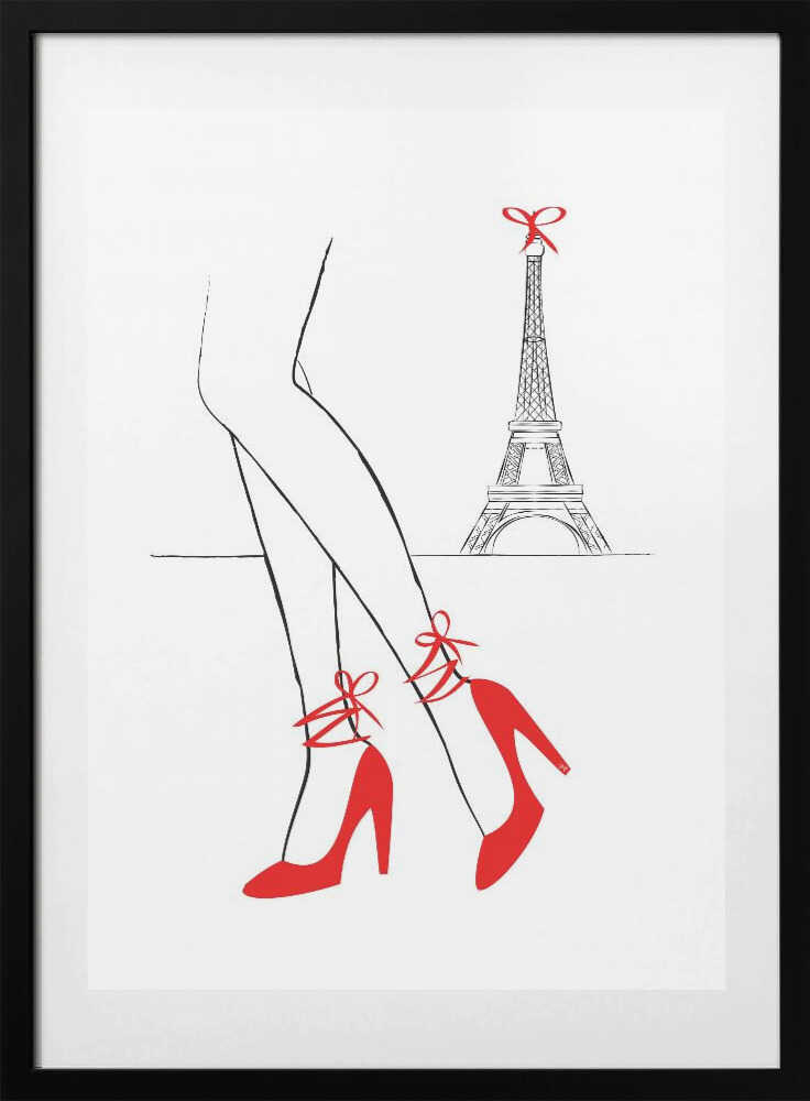 Eiffel Tower Red Heels