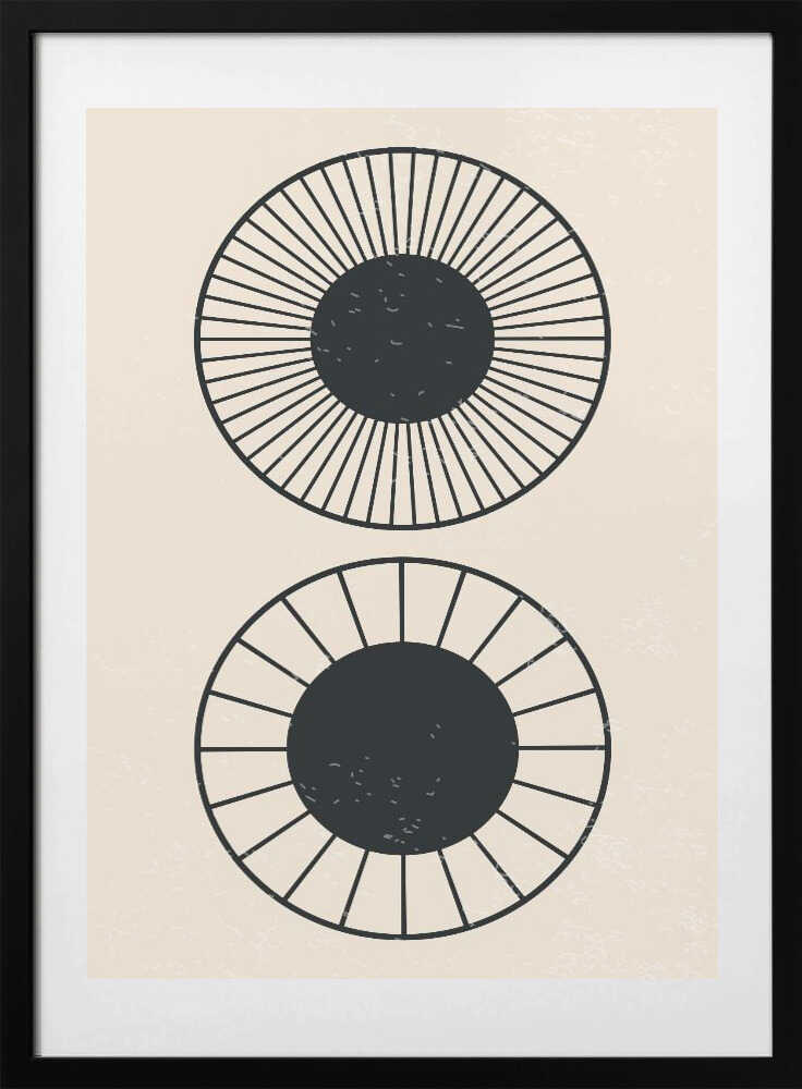 Geometric Sun Circles