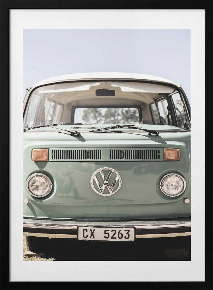 Volkswagen Type 2. Surfarbuss i grönt