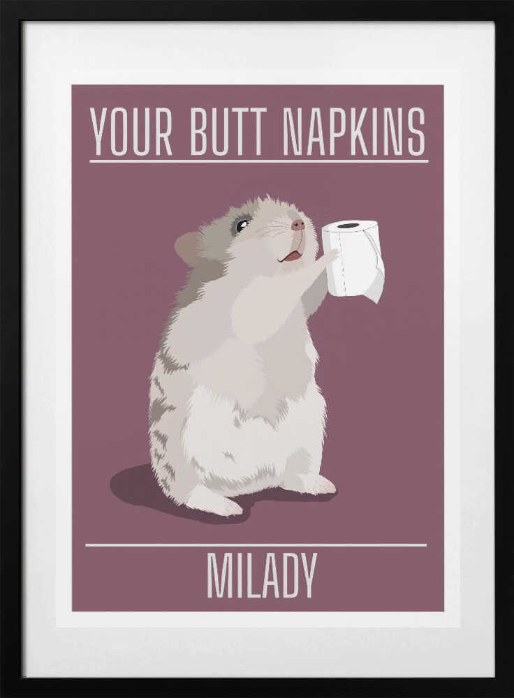 Funny Hamster Toilet Paper