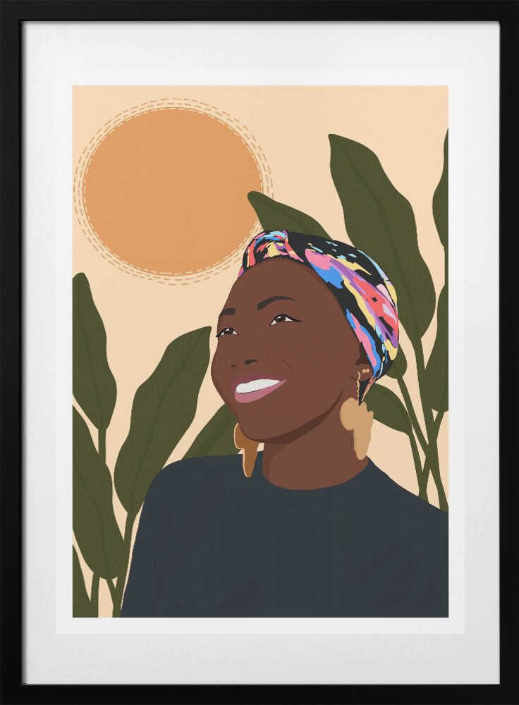 Radiant African Woman